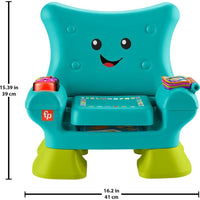 Fisher-Price Juguete de aprendizaje con luces y actividades, color verde azulado, para bebés de 1 año en adelante