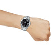 Casio MTP-VD01D-1BV Reloj deportivo analógico para hombre, dial negro, movimiento de cuarzo, acero