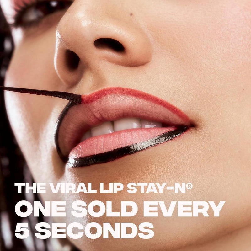 Delineador de labios Sacheu Stay-N de larga duración con ácido hialurónico y vitamina E, adecuado para todo tipo de piel