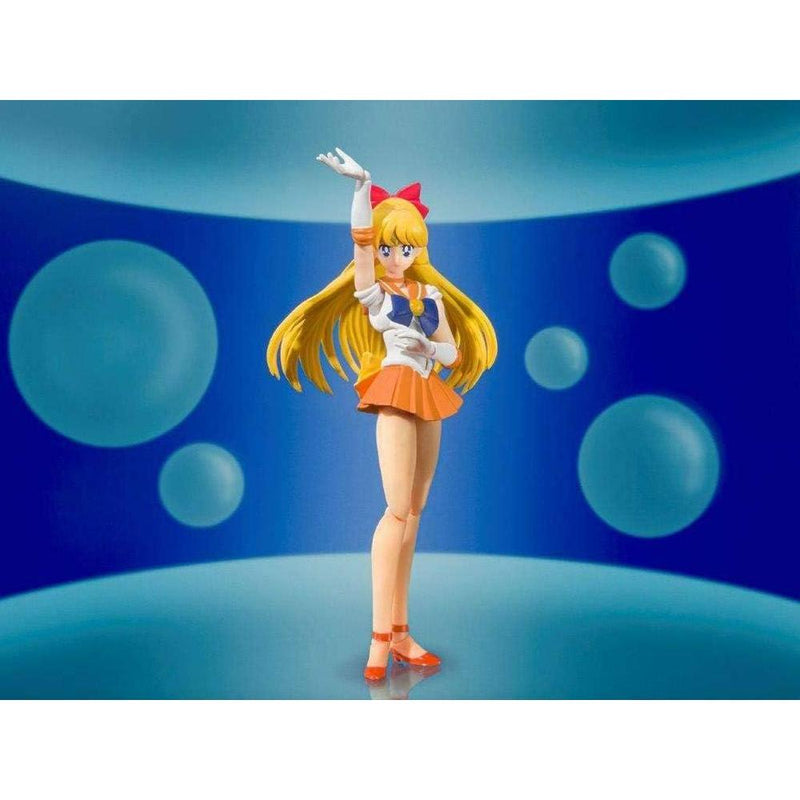 TAMASHII NATIONS - Pretty Guardian Sailor Moon - Sailor Venus - Animation Color Edition, Figura de acción Bandai Spirits