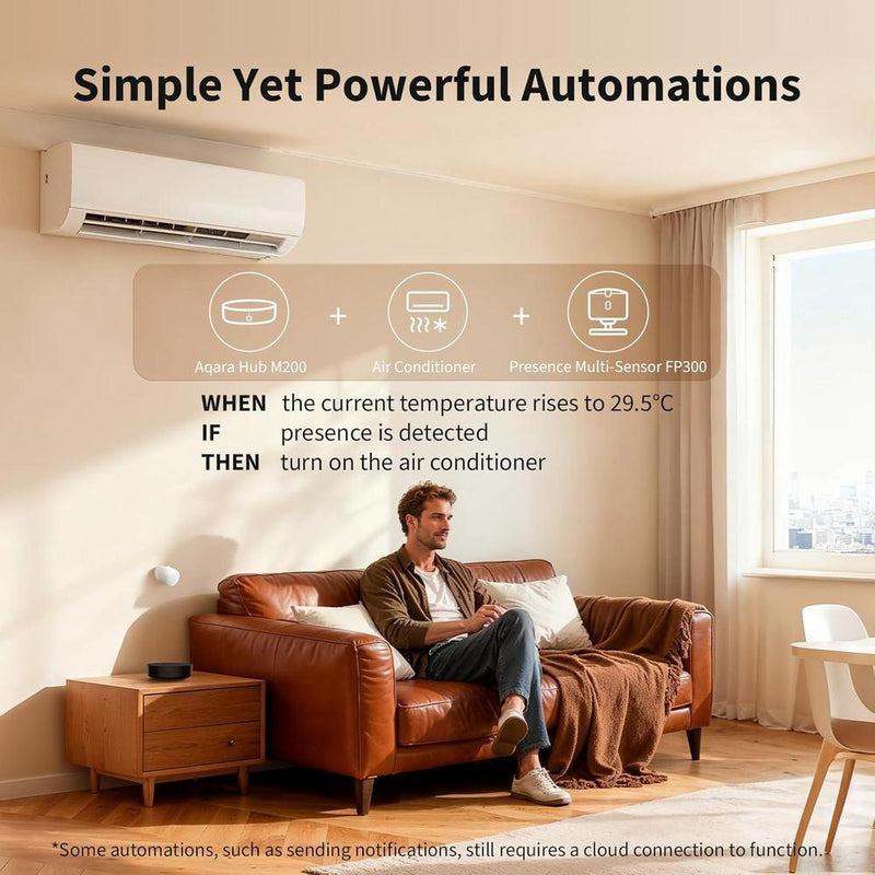 Aqara Smart Hub M200, controlador Matter multicompatible, enrutador Thread, compatible con Alexa, HomeKit, SmartThings, Google