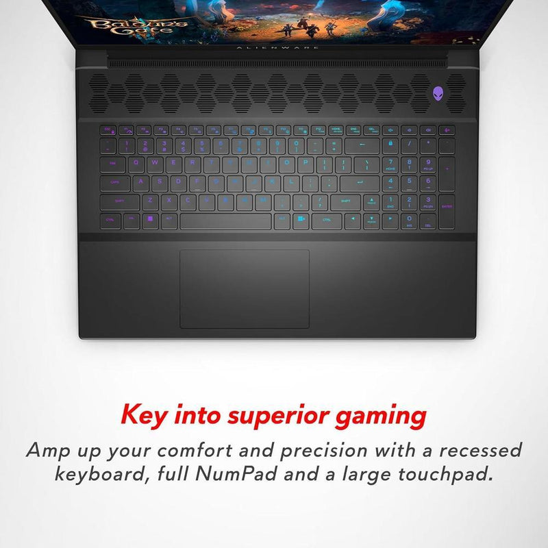 Alienware Laptop M18 R2 - Pantalla QHD+ 165Hz 45.7 cm, Intel Core i7-14700HX, 16GB RAM, 1TB SSD, NVIDIA RTX 4070