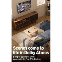 Amazon Echo Studio, última generación con audio espacial inmersivo y Dolby Atmos, color blanco glacial, tecnología avanzada