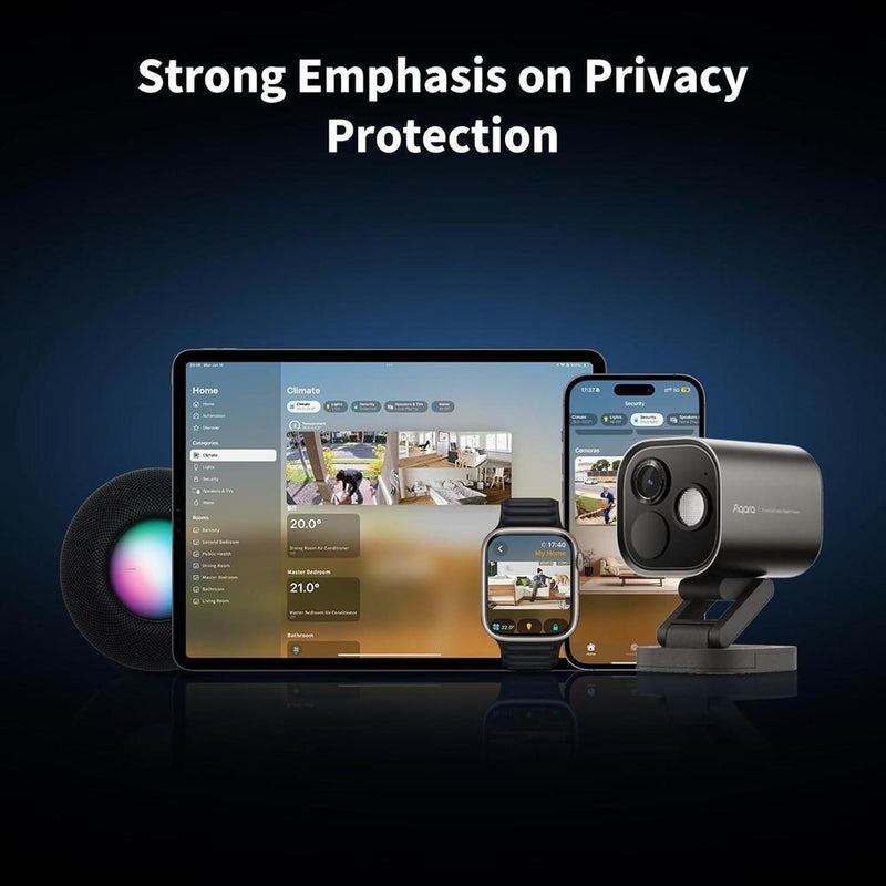 Aqara Cámara Hub G5 Pro 4MP WiFi de alta calidad con visión nocturna a color, soporte HomeKit Video Seguro, detección AI y Zigbee