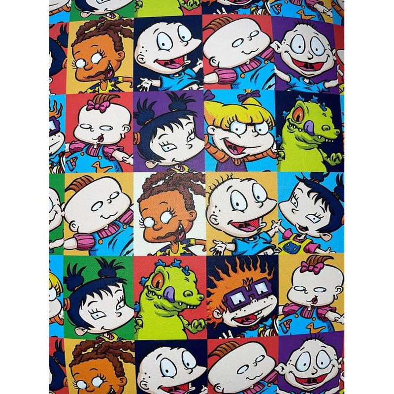 Loungefly The Rugrats Allover Print Nickelodeon - Bolso de hombro doble correa