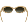 Calvin Klein Gafas de Sol Mujer CK25502S Beige Opalino Lente Marrón Gradiente
