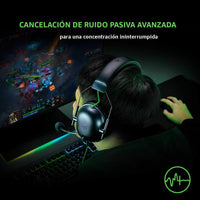 Razer BlackShark V2 X Auriculares para gamer con sonido envolvente 7.1 y almohadillas de espuma viscoelástica para PC, PS4, PS5 o Switch