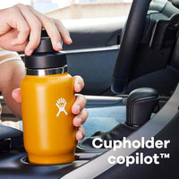 Botella de viaje Hydro Flask con aislamiento al vacío y tapa flexible, capacidad de 946 ml, color verde aloe