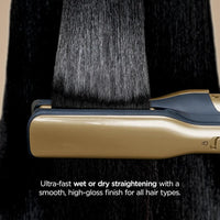 Shark Glam Ceramic: Sistema de peinado y secado con alisador y brillo de aire, ideal para cabello rizado y enrollado