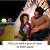Echo Glow – Lámpara inteligente multicolor controlada por voz, diseñada para niños y compatible con Alexa