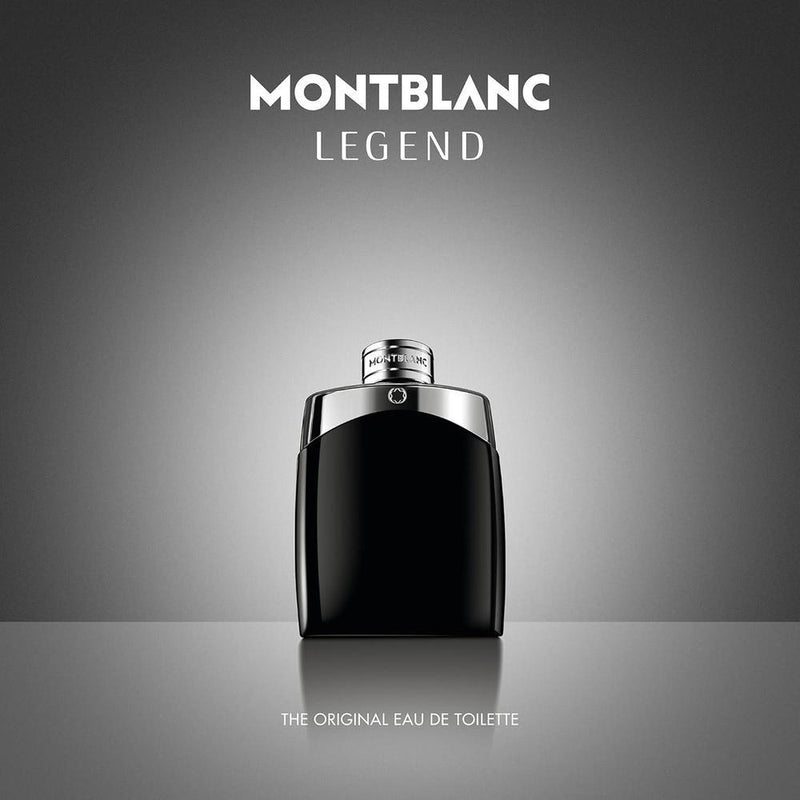MONTBLANC Legend Eau de Toilette, fragancia duradera con notas de bergamota, jazmín y sándalo, fresca y fougère
