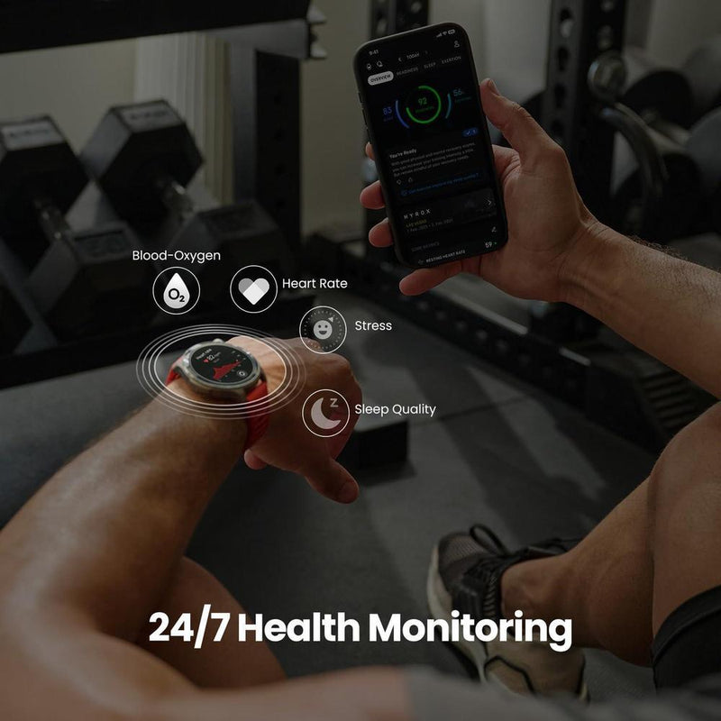 Amazfit Balance 2 - Reloj inteligente con cristal de zafiro, GPS de doble banda, batería de 21 días y múltiples modos deportivos