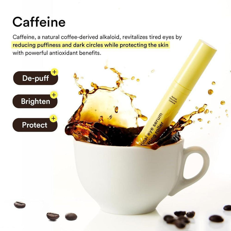 Suero Para Ojos Abib Con Retinal 15ml Cafeína Y Rodillo