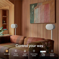 Sonos Era 300, altavoz inteligente con Alexa y Dolby Atmos, Blanco, paquete de 2, diseño moderno para un sonido envolvente