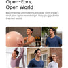 SHOKZ OpenFit Air en rosa, auriculares de oreja abierta, verdaderamente inalámbricos, resistentes al agua y seguros para uso diario