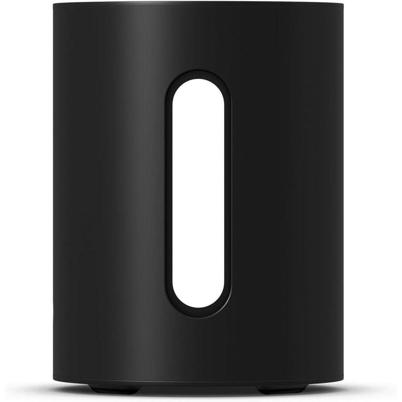 Sonos Sub Mini - Subwoofer inalámbrico compacto en color negro de alta calidad para sonido envolvente