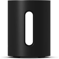 Sonos Sub Mini - Subwoofer inalámbrico compacto en color negro de alta calidad para sonido envolvente