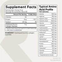 Péptidos de colágeno hidrolizado tipo 1 y 3 para piel, uñas y articulaciones saludables - Sport Research
