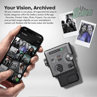 FUJIFILM Instax Mini Evo Cinema Cámara de impresión instantánea con conectividad bluetooth y efectos creativos