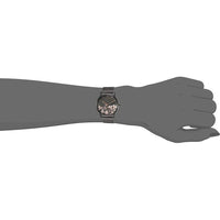 Reloj de pulsera para mujer Nine West con diseño floral, manecillas doradas, pulsera plateada, cristal resistente