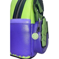 Loungefly The Incredible Hulk Marvel Comics Cosplay - Bolso de hombro con doble correa