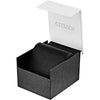 Citizen Reloj de cuarzo para hombre con caja de acero inoxidable y correa de piel, casual, negro