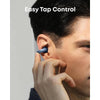 Soundcore Aeroclip Anker Auriculares Oreja Abierta Azul Glaciar, Ajuste Seguro, 4 Micrófonos IA