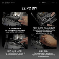 Placa base ROG Crosshair X870E Hero BTF AMD ATX, diseño conector oculto, ranura GPU alta potencia, DDR5, WiFi 7, PCIe 5.0, USB4