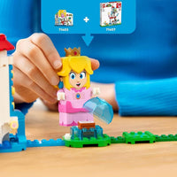 LEGO Super Mario Set de Expansión Traje de Gato Peach y Torre Helada 71407 para Niños con 494 Piezas de Juego