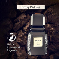 Ajmal Amber Wood Noir Eau De Parfum para hombres y mujeres, fragancia cítrica aromática de larga duración, hecho en Dubái