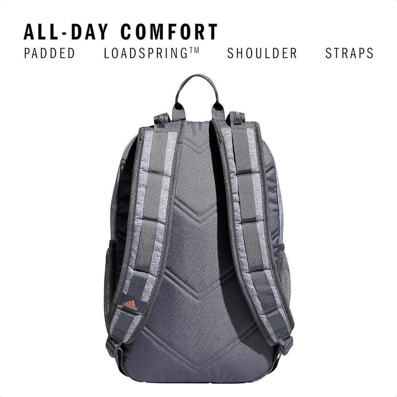 Mochila grande adidas Excel para hombres y mujeres, duradera para laptop y uso atlético