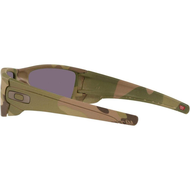 Oakley Gafas de sol rectangulares Fuel Cell para hombre con lentes Prizm Grey y óptica HDO para claridad y protección UV