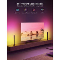 Barras de luz RGBIC con retroiluminación WiFi para TV de Govee, compatibles con Alexa y Google Assistant, múltiples opciones de colocación