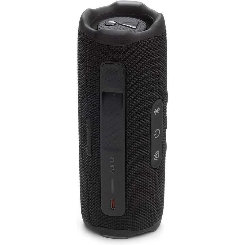 JBL Flip 7 Altavoz Bluetooth portátil con potente sonido y funda rígida protectora Divvi, impermeable y a prueba de golpes