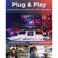 Lenovo Legion Glasses Gen 2 - Monitor Personal Portátil Micro-OLED FHD 120Hz para Juegos, Películas y Dispositivos USB-C