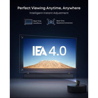 Soundcore Nebula P1, proyector portátil con 650 lúmenes ANSI, sonido envolvente 2.0, altavoces desmontables, Google TV y pantalla hasta 180