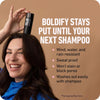 Fibras capilares Boldify marrón oscuro para cabello fino, oculta pérdida de cabello y engruesa en segundos, para mujeres y hombres