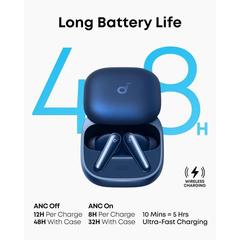 Soundcore Liberty 5 de Anker: auriculares inalámbricos con cancelación de ruido, reducción de voz y audio Dolby