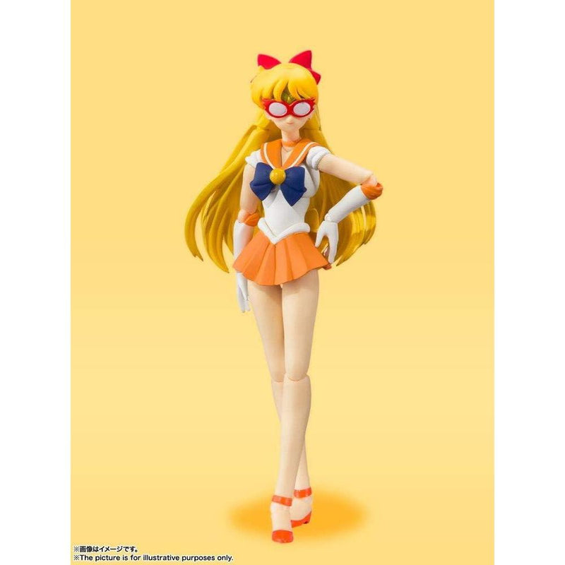 TAMASHII NATIONS - Pretty Guardian Sailor Moon - Sailor Venus - Animation Color Edition, Figura de acción Bandai Spirits
