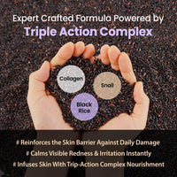 Coxir Black Snail Collagen Cream Peptide Face Moisturizer 50ml