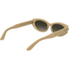 Calvin Klein Gafas de Sol Mujer CK25502S Beige Opalino Lente Marrón Gradiente