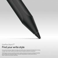 Stylus OnePlus Stylo 2 con Sensibilidad de 16000 Niveles, Anclaje Magnético, Batería Larga y Soporte de Inclinación