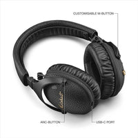 Marshall Monitor Iii A.n.c. Auriculares Bluetooth Con Cancelación Activa De Ruido Negro
