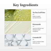 345 Relief Crema + Hidratante con Niacinamida y Agua de Hoja de Árbol de Té 50ml