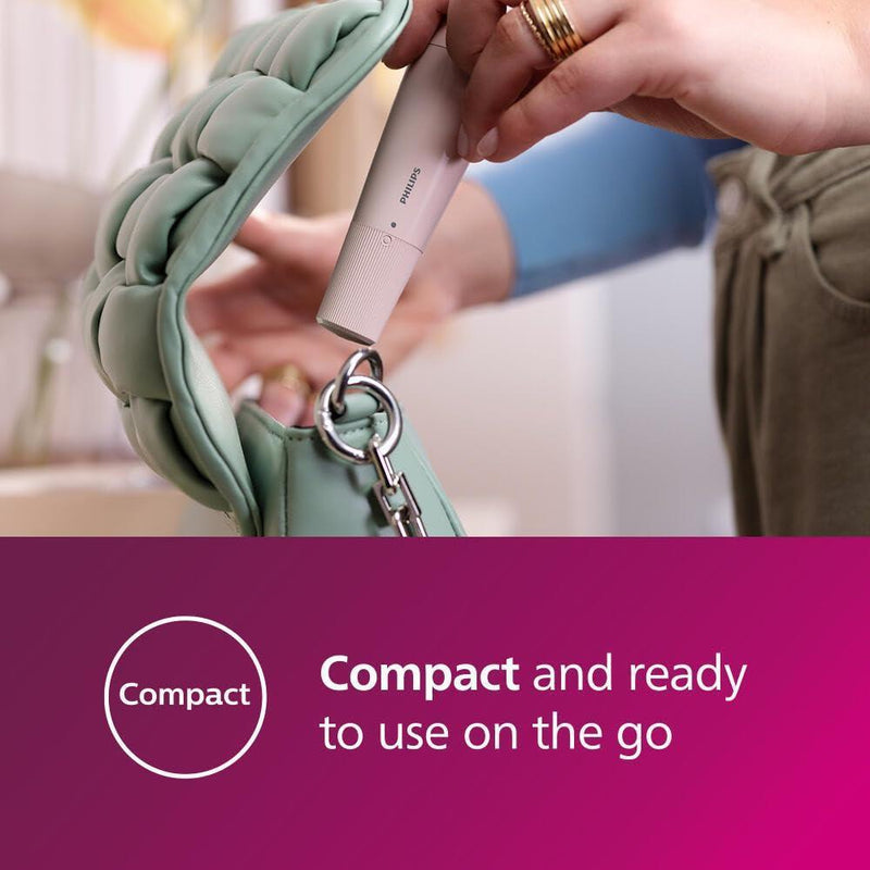 Philips Removedor de Vello Facial Serie 5000, Aseo Personal para Mujeres, Inalámbrico y Compacto, Cabezal Hipoalergénico