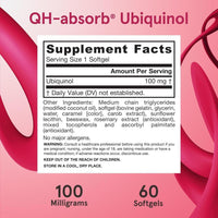 Suplemento QH en gomitas de Jarrow Formulas con alta absorción, apoyo energético y antioxidante para salud cardiovascular