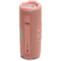 JBL Flip 7 Rosa con Funda Protectora Divvi, Bocina Bluetooth Portátil, Impermeable, A Prueba de Polvo y Caídas, 16 Horas de Reproducción