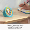 Amazon Echo Pop Kids último modelo, diseñado para niños con control parental, incluye 6 meses de Amazon Kids+
