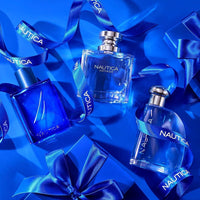 Nautica Blue Eau de Toilette, fragancia para hombre con notas de albahaca, jazmín y cedro, de larga duración para uso diario