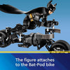 Figura de acción LEGO DC Batman con Bat-Pod para construcción creativa y aventuras épicas para niños mayores de 12 años